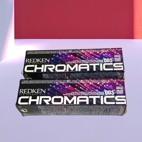 Redken Chromatics 2 Tubes Permanent Ammonia-free Hair Color Light Copper Brown - Picture 3 of 15